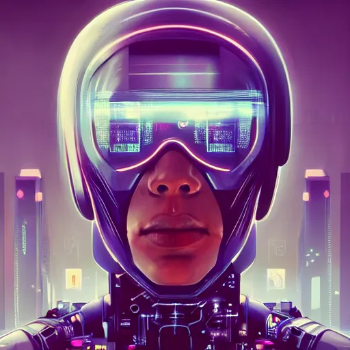 Image similar to a Portrait of a cyborg, cyberpunk, by Sam Spratt, by Vlad Rodrig﻿u﻿e﻿z, computer screens in the background, trending on Artstation, dark, dramatic, cinematic, realistic studio lighting, realistic reflections, 4k, professional, canon