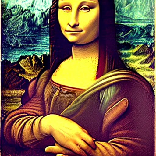 Prompt: leonardo da vinci ´ s gioconda as a cat