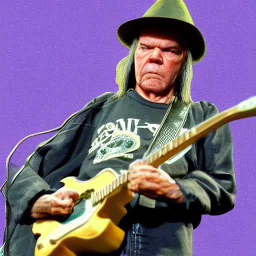 Image similar to hd photo of neil young as an action figure