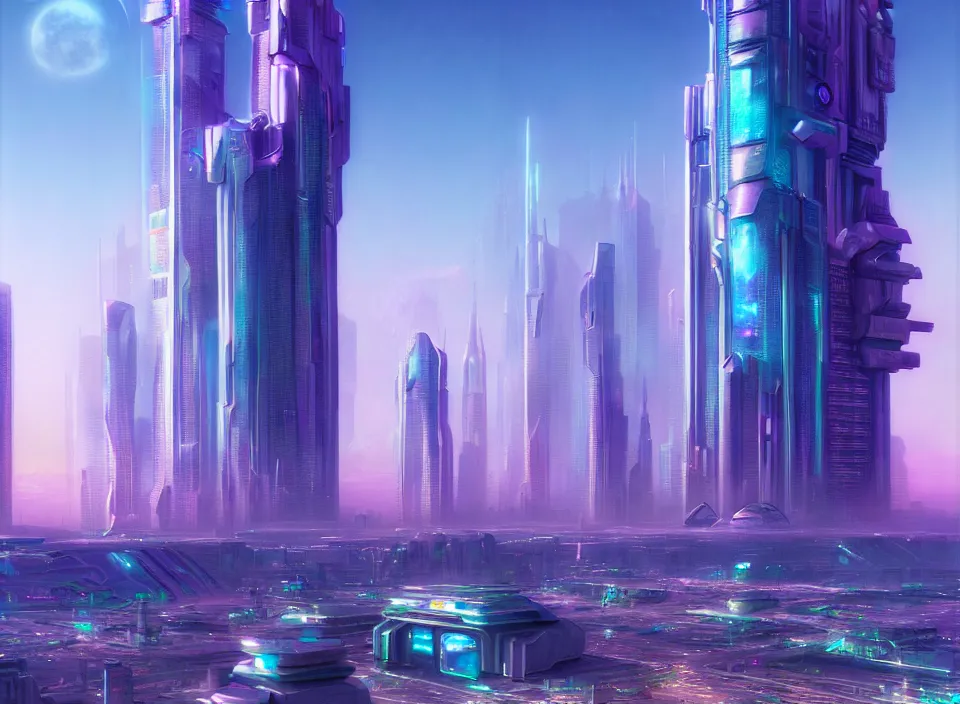 Prompt: futuristic city by james gurney , vaporwave, retrofuturism, pastel cute, trending on deviantart, photorealistic 8k octane beautifully detailed render, post-processing, extremely hyperdetailed, intricate, epic composition, cinematic lighting + masterpiece, trending on artstation, very detailed