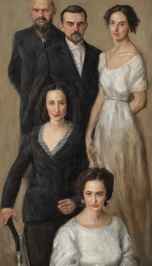 Image similar to detailed portrait of maia sandu, stule of artgem and alexander trufanov and andrei riabovitchev and monia merlo