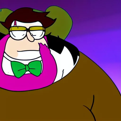 Image similar to peter griffin as a villain in sonic the hedgehog