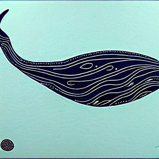 Image similar to whale in style of haida gwaii, pacific northwest coast, native american art, clean