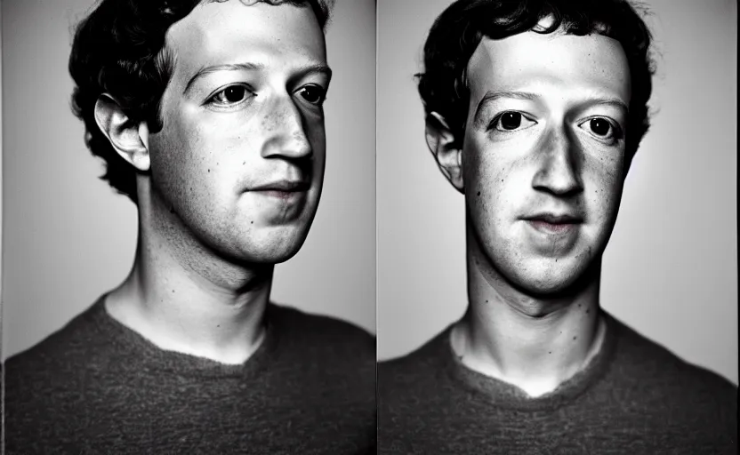 Image similar to 70s movie still full-lenght portrait of a Mark Zuckerberg, by Irving Penn, Cinestill 800t 35mm Eastmancolor, heavy grainy picture, very detailed, high quality, 4k, HD criterion, precise texture