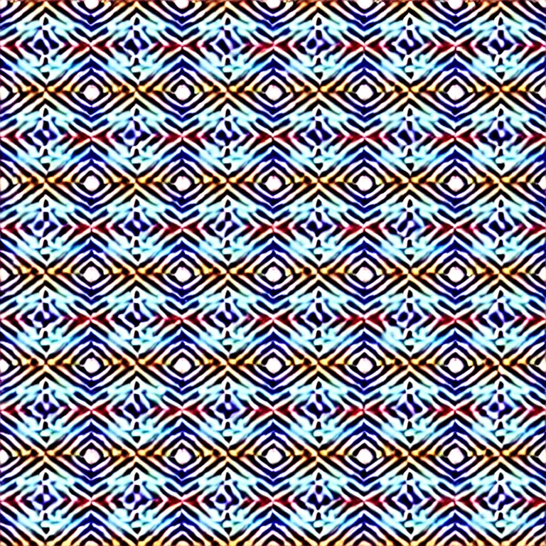 Image similar to illusory motion dazzle two - color symmetry pattern, void, perlin noise prismatic optical illusion