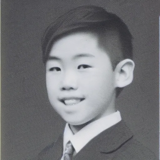 Prompt: isaac chen, age 1 4