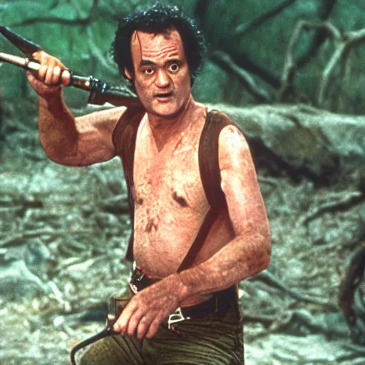 Image similar to bill murray in evil dead