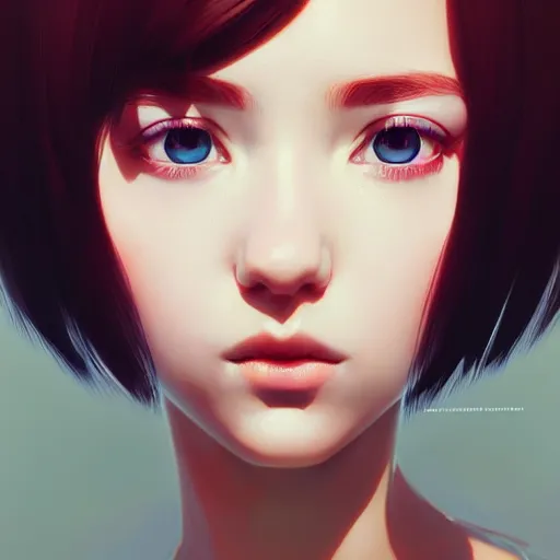 Image similar to a portrait of a beautiful nervous wreck, art by ilya kuvshinov and wlop and artgerm and josan gonzalez, magda torres gurza, digital art, highly detailed, intricate, sharp focus, trending on artstation hq, deviantart, pinterest, unreal engine 5, 4 k uhd image