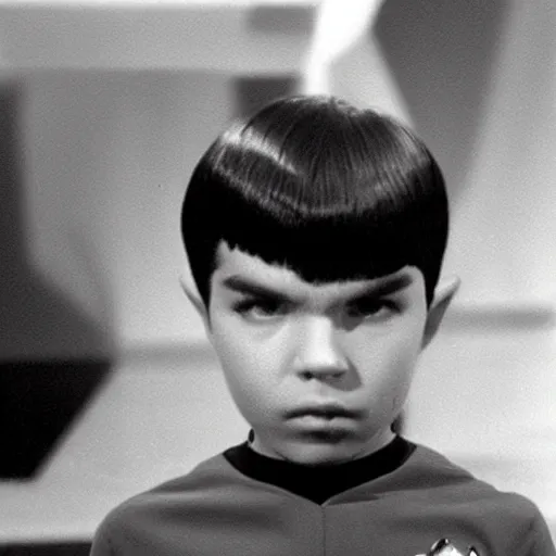 Prompt: young spock