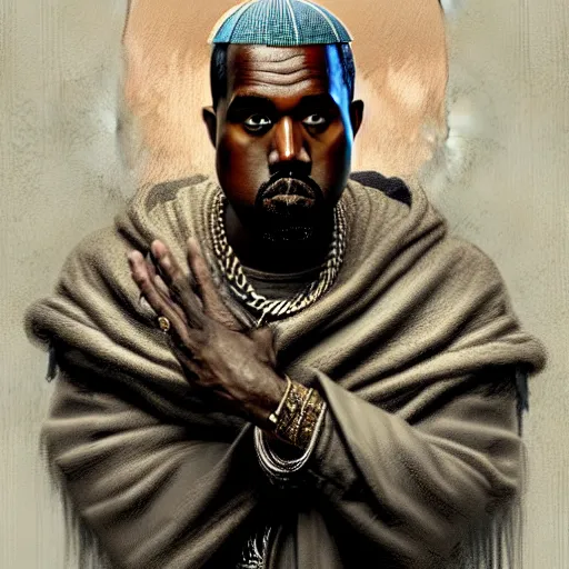 Prompt: kanye west as the pope, ultra realistic, concept art, intricate details, highly detailed by greg rutkowski, gaston bussiere, craig mullins, simon bisley