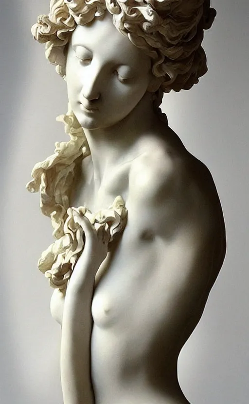 Prompt: “ a extremely stunning detailed elegant female figure stunning sculpture by bernini in 1 9 th century ”