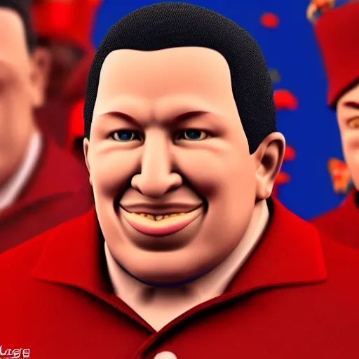 Image similar to hugo chavez toy. realistic. photo. photorealistic. detailed. high quality. high resolution. lossless quality. lossless. 8 k. hdr. 4 k. 8 k resolution. 1 6 k resolution