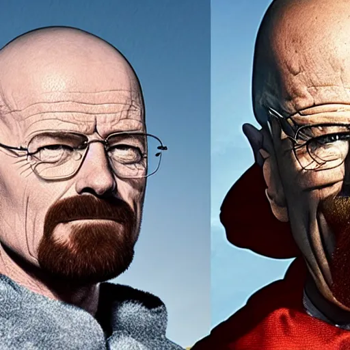 Prompt: walter white as giga chad