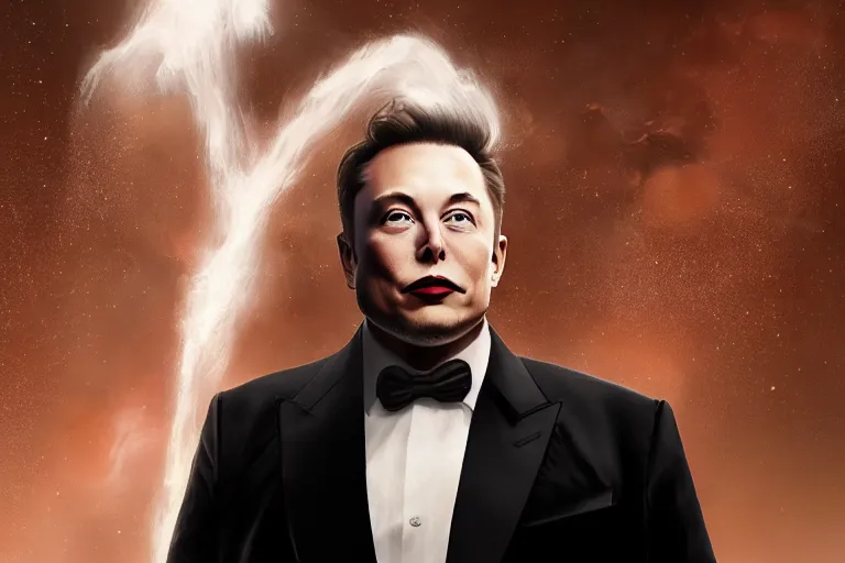 Prompt: elon musk - donald trump hybrid portrait, octane render, volumetric lighting, award - winning, perfection, ambitious, featured on artstation, by greg rutkowski, ambient occlusion, hyper - realism, 4 k hd, qled,