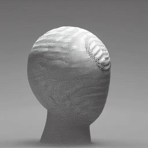 Prompt: Head that looks like a baseball, 8k