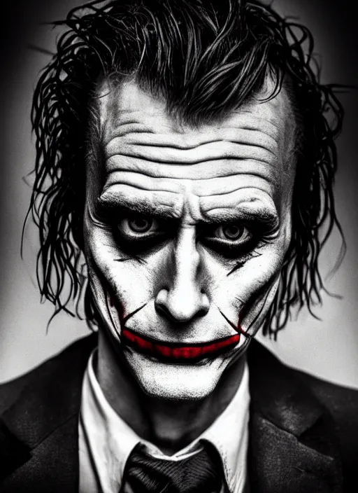 photo of David Tennant as the Joker by Lee Jeffries | Stable Diffusion ...