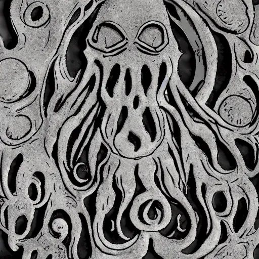 Image similar to cthulhu fossils