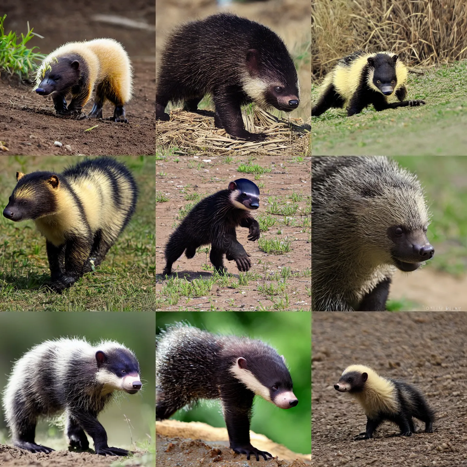 Prompt: honey badger