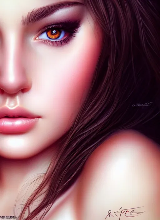 Image similar to a gorgeous female photo, professionally retouched, soft lighting, half body shot, realistic, smooth face, perfect eyes, symmetrical, wide angle, sharp focus on eyes, 8 k high definition, insanely detailed, intricate, elegant, art by artgerm, fireflies