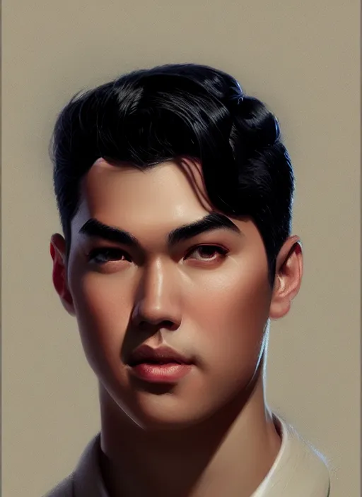 Prompt: portrait of reggie mantle, intricate, elegant, glowing lights, highly detailed, digital painting, artstation, concept art, smooth, sharp focus, illustration, art by wlop, mars ravelo and greg rutkowski