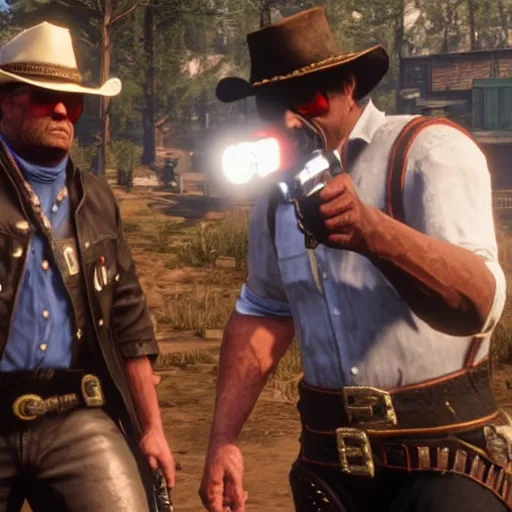 Image similar to Duke Nukem in Red Dead Redemption 2