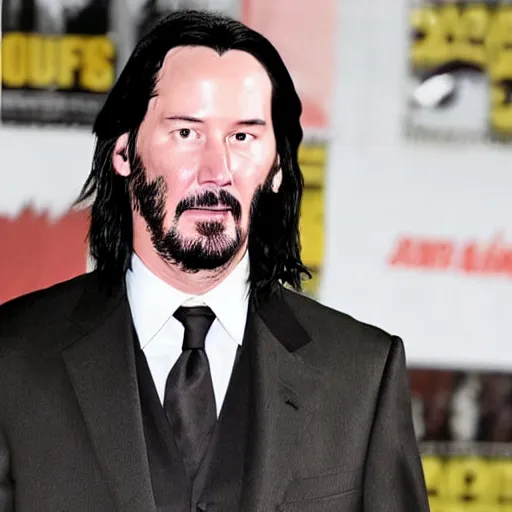 Prompt: Keanu reeves as Snape in Harry Potter