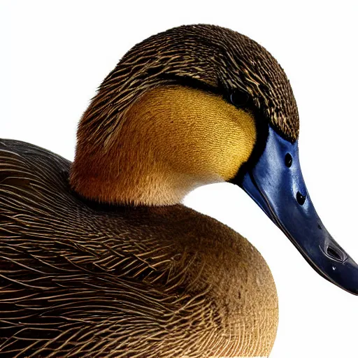 Image similar to realistic duck portrait studio photo