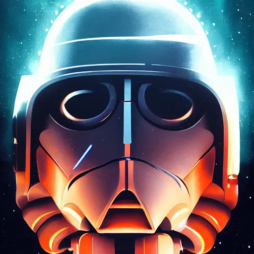 Image similar to face icon stylized minimalist star wars : episode v - the empire strikes back 1 9 8 0, loftis, cory behance hd by jesper ejsing, by rhads, makoto shinkai and lois van baarle, ilya kuvshinov, rossdraws global illumination