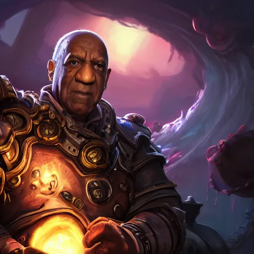 Prompt: bill cosby as an alchemist, mixing potions, league of legends amazing splashscreen artwork, gears of war, splash art, natural light, elegant, photorealistic facial features, intricate, fantasy, detailed face, atmospheric lighting, anamorphic lens flare, cinematic lighting, league of legends splash art, hd wallpaper, ultra high details by greg rutkowski