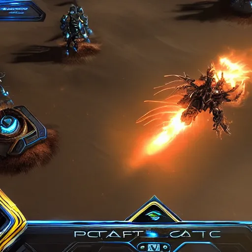 Image similar to starcraft protoss, amazing cinematic dramatic lightong, extremely detailed, hd, 4 k