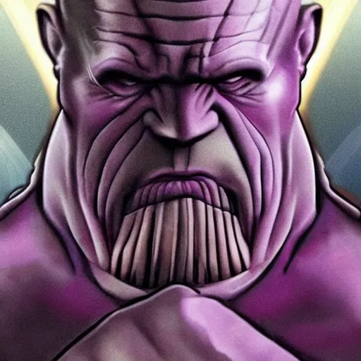 Image similar to thanos putin