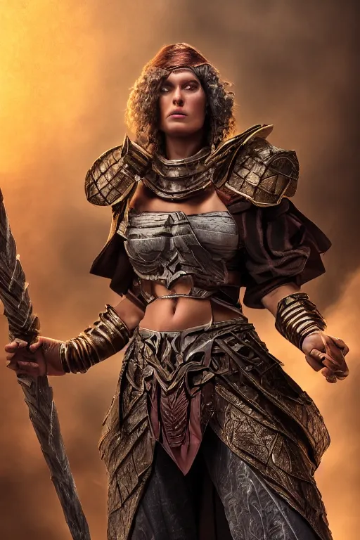 Image similar to a female DND goliath, high resolution film still, 8k, HDR colors, cosplay, studio lighting