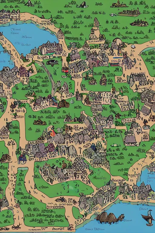 Image similar to map of fictional city called antareth city with gang map