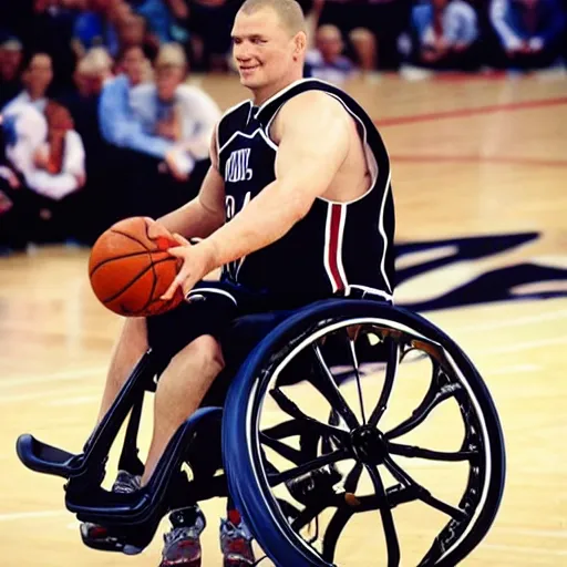 Image similar to michael jordon wheelchair basketball