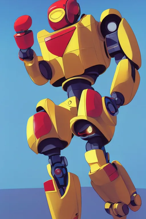 Image similar to metabots medabots medarotto medarot robot minimalist comics, behance hd by jesper ejsing, by rhads, makoto shinkai and lois van baarle, ilya kuvshinov, rossdraws global illumination ray tracing hdr radiating a glowing aura