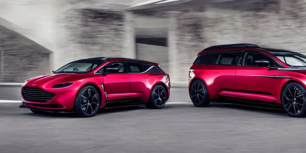 Prompt: “2022 Aston Martin minivan”