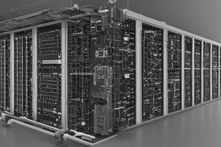 Image similar to the eniac if it was built in 2 0 2 2, 4 k, hd, concept art