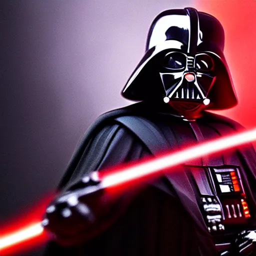 Image similar to close up of darth vader,