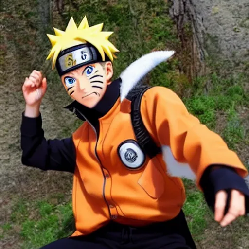 Image similar to Naruto in real life