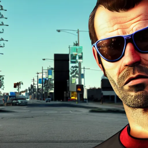 Image similar to knut as a GTA style character on a loading screen, 4k, high detail, high-resolution photograph, professional photography, ultra-detail