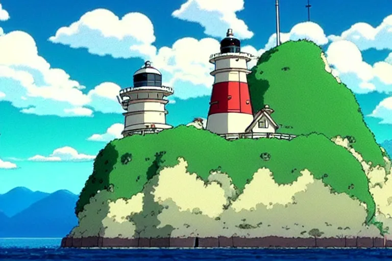 Prompt: ultra hd Fårö Bondans Langhammars studio ghibli