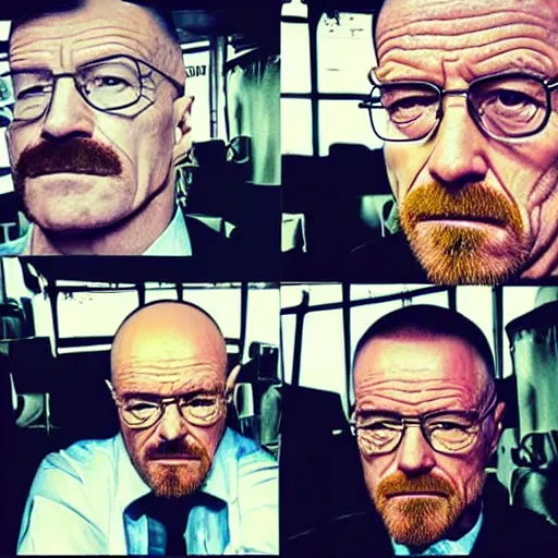 Prompt: Walter White, Instagram post #ADAYWITHFRING