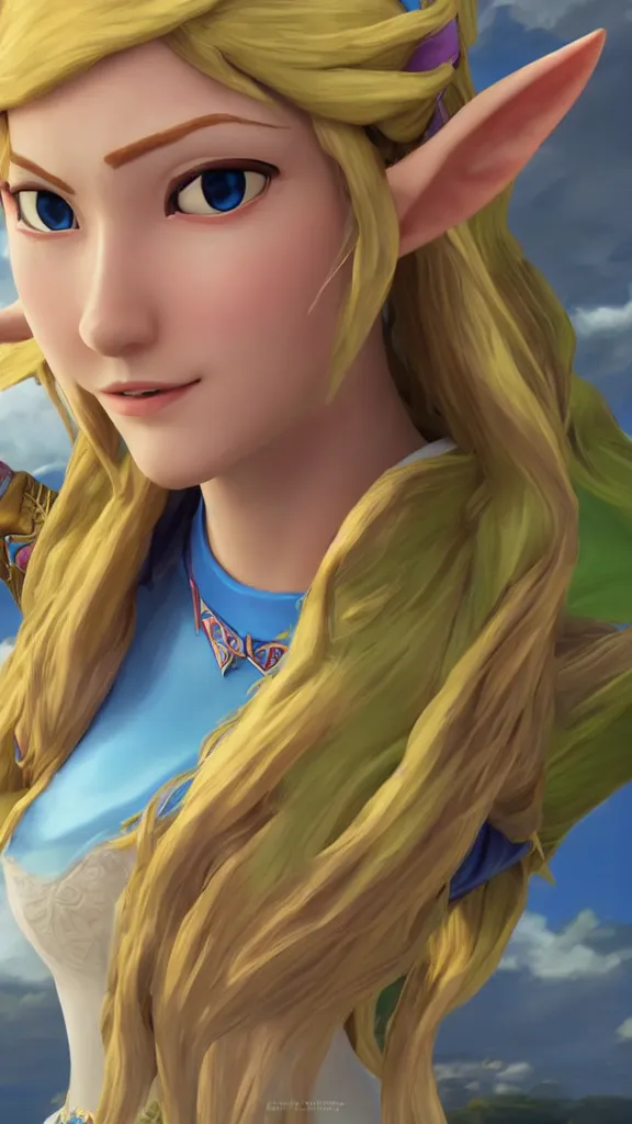 Img2Img of princess Zelda in Zelda in OOT 3DS (Photoshop used to fix eyes)  : r/StableDiffusion