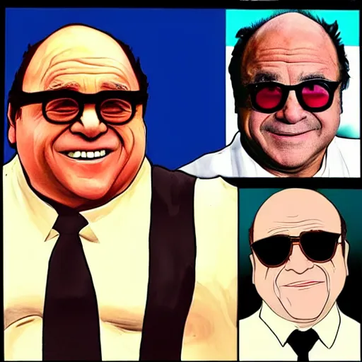 Image similar to “Danny Devito in the art style of grand theft auto 5”