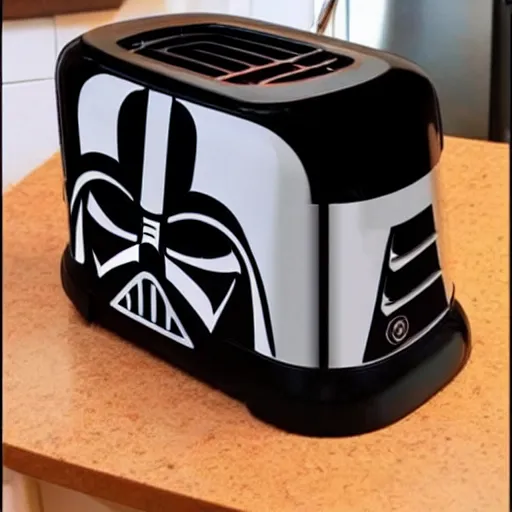 Image similar to Darth Vader toaster!