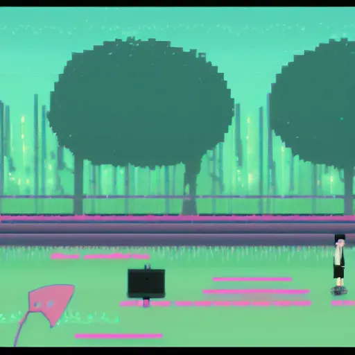 Image similar to omori digital art game