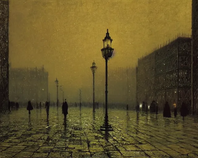 Prompt: Cairo winter by John Atkinson Grimshaw