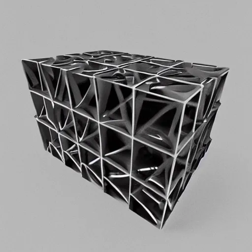 Image similar to tesseract rendering