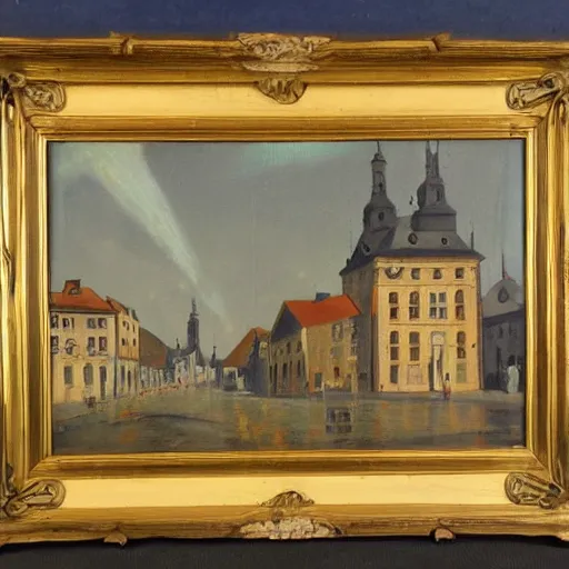 Image similar to Poland in September 1939, Oil Painting, very detailed