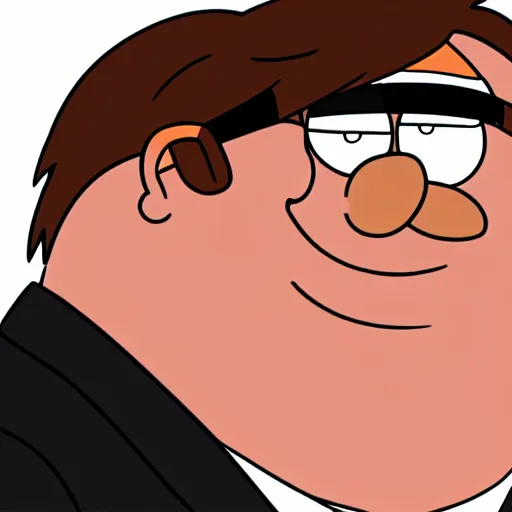 Image similar to peter griffin as human in real life highly detailed, intricate, sharp focus, digital art, 8 k